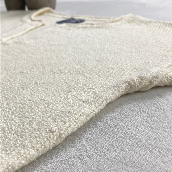 Abercrombie & Fitch Open Collar Roll Hem Long Sleeve Pullover Sweater - Picture 9 of 16